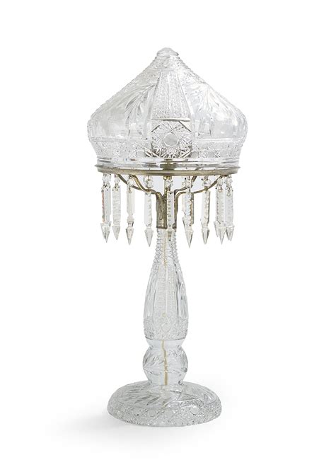 Sold Price American Brilliant Period Cut Glass Table Lamp Invalid Date Cst