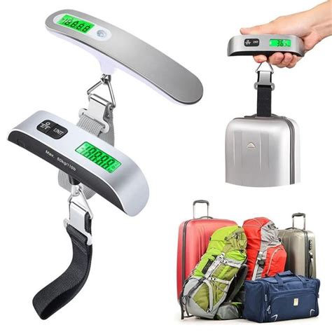 Portable Digital Luggage Scale Travel LCD Electronic Hanging Weight