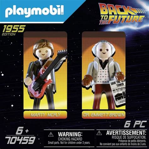 Playmobil Back To The Future Marty Mcfly And Doc Brown Figures