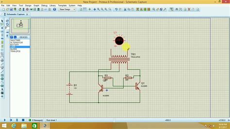 Simple Inverter Proteus Tutorial Youtube