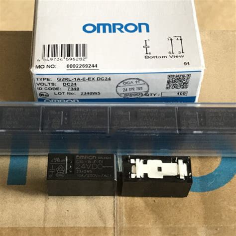 10pcs Omron G2rl 1a E Ex 24vdc Power Relay 16a 250vac 6pin New Ebay