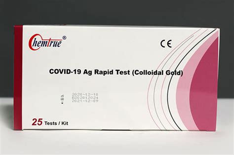 Teste rápido de COVID 19 Chemtrue Shanghai Chemtron Biotech Co