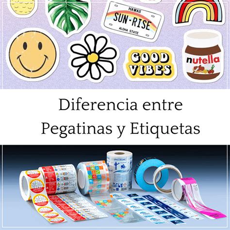 Qué diferencias hay entre las Pegatinas y las Etiquetas