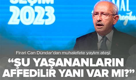 A Haber on Twitter Firari Can Dündar dan muhalefete ağır salvolar