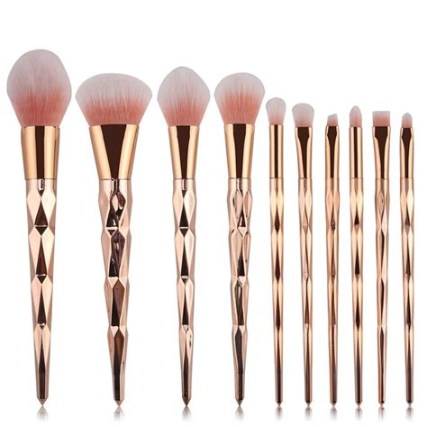 Rose Gold Makeup Brushes Set Best Gift Ideas For Best Female