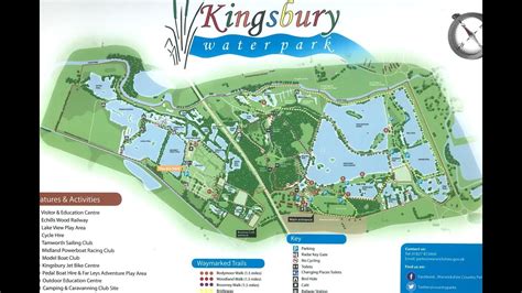 Kingsbury Water Park Map Printable