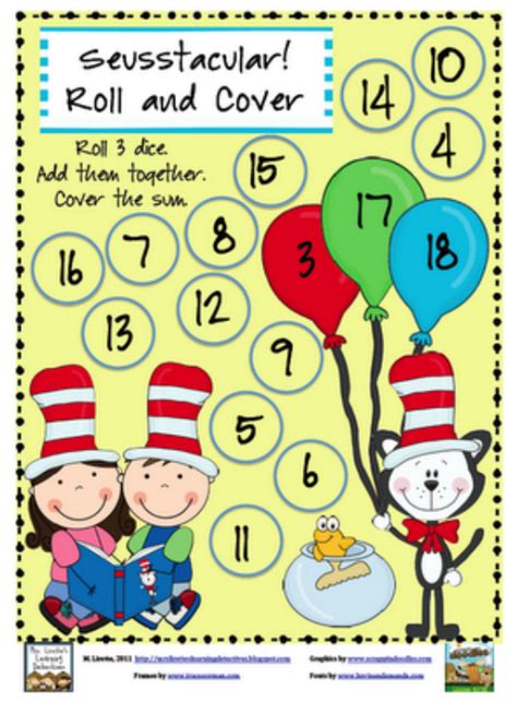 6 Dr Seuss Inspired Math Activities Dr Seuss Math Dr Seuss