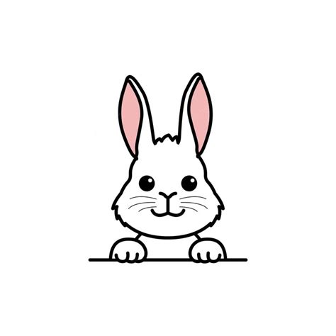 Premium Vector Cute Rabbit Cartoon Vector Illustration