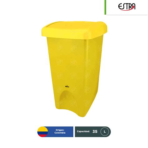 Bote de basura tapa vaivén Estra 35 L Regiobin