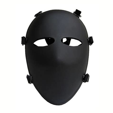 Aliexpress.com : Buy Bulletproof Mask Black Full Face Protective Mask IIIA.44 Level Military 6 ...