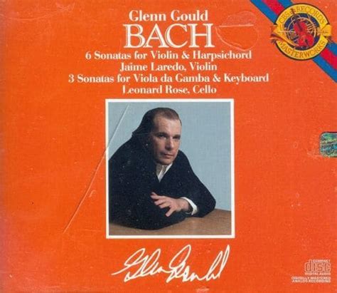 駿河屋 GLENN GOULD Piano J S BACH6 SONATAS FOR VIOLIN HARPSICHORD