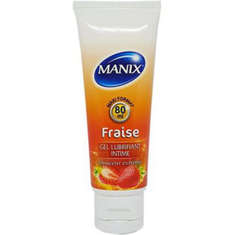 Manix Gel Lubrifiant Intime Fraise Ml