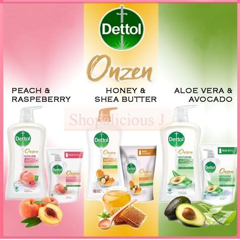 Dettol Shower Gel Shower Foam Onzen 950g Assorted Fragrance