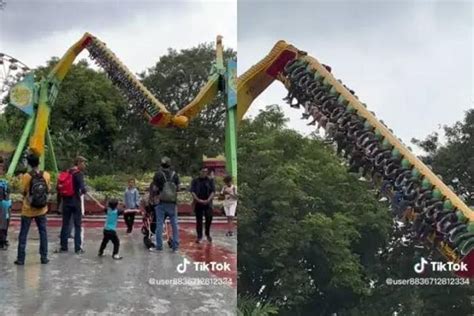 Viral Wahana Tornado Dufan Mendadak Berhenti Di Atas Edisi