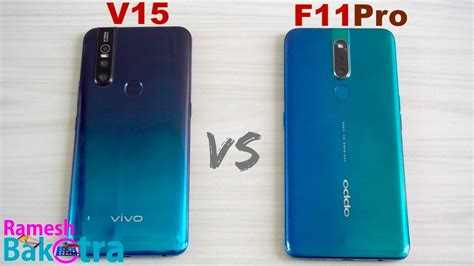 Vivo V15 Vs Oppo F11 Pro SpeedTest And Camera Comparison YouTube