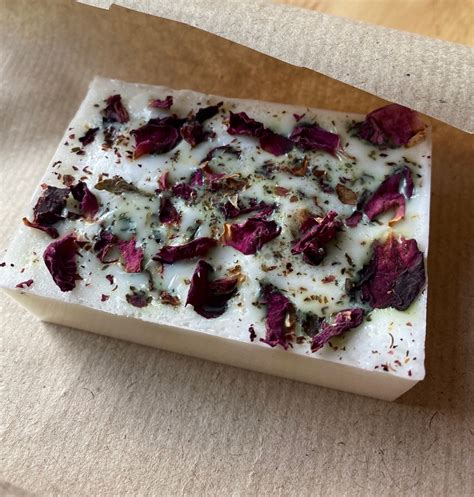 Handmade Rose Petal Soap Etsy Uk