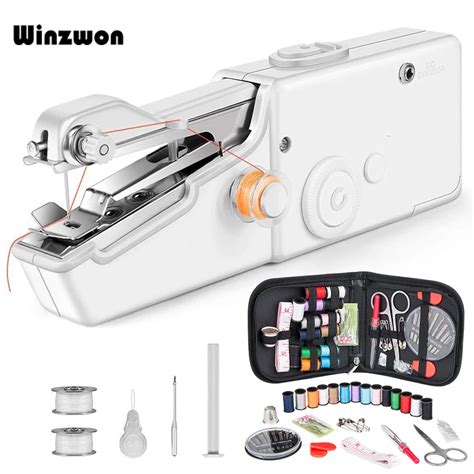 Máquina de coser portátil minimáquina DE COSER DE PUNTO rápido sin