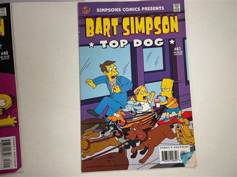 3 Bart Simpson Bongo Comic Group 33 40 41 Simpson Comics Presents 25