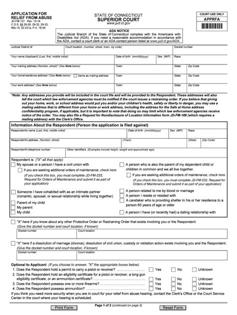 Restraining Order Application Fill Out Sign Online Dochub