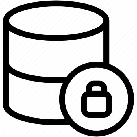 Lock Data Lock Database Padlock Padlock Locked Icon