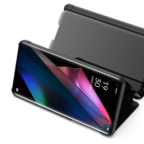 Coque Oppo Find X X Pro Avec Rabat Effet Miroir