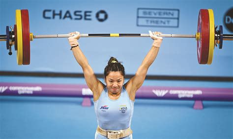 Champion Weightlifter Mirabai Chanu Wins First Gold Medal At Cwg