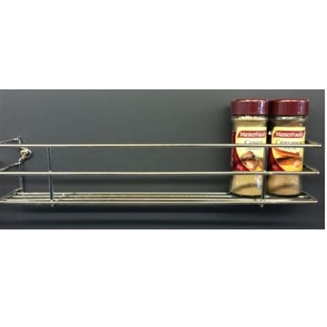 Spice Rack White Or Chrome Organise At The Storage Shop