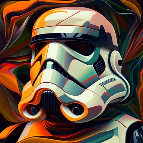 Bitfloorsghost A Painting Of A Stormtrooper A Pop Art Painting