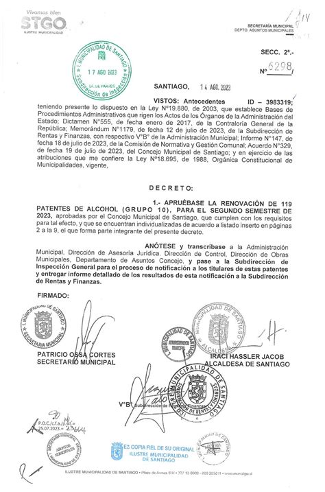 Documentos Ims Ilustre Municipalidad De Santiago