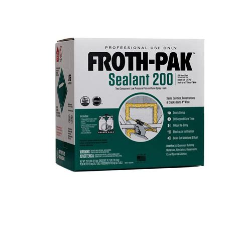 FROTH PAK 200 Spray Foam Sealant Kit 656 Oz 12031949 The Home Depot