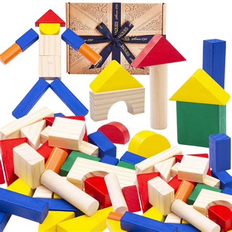 Shape Building Blocks - Shape Blocks for Toddlers | Wooden building ...