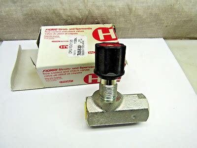 Hydac Flutec Drv Flow Control Needle Valve Ebay