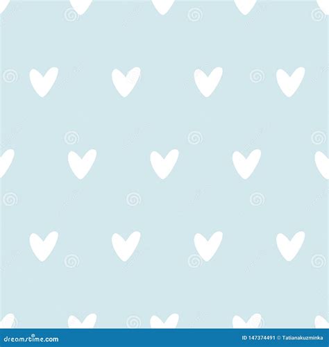 Blue Seamless Pattern Baby Boy Design Cute Kids Soft Colored Seamless