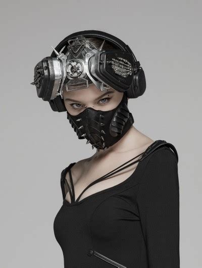 Rave Gas Mask Black