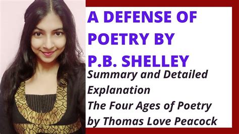 A Defense Of Poetry By P B Shelley Summary Explanation Romantic