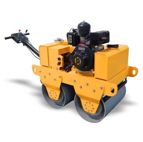 Full Hydraulic Double Drum Road Mine Roller Walk Behind Mini 800kg