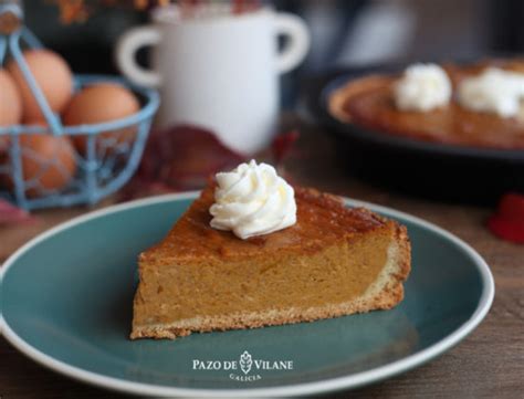 Tarta De Calabaza Con Cobertura De Queso Pazo De Vilane