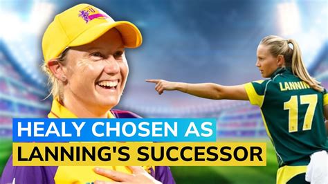 Alyssa Healy Named Meg Lannings Successor Appointed Captain Of