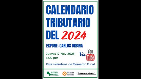 Calendario Tributario Youtube