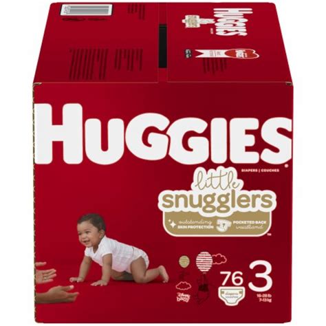 Huggies Little Snugglers Size 3 Baby Diapers 76 Count, 76 count - Kroger