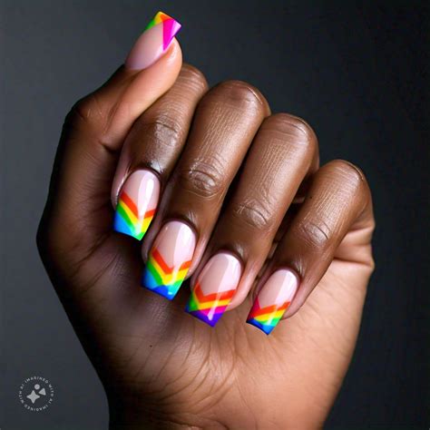 For The Love Of Her ASMR Nail Polish Meanings Rainbow Coloured Nails