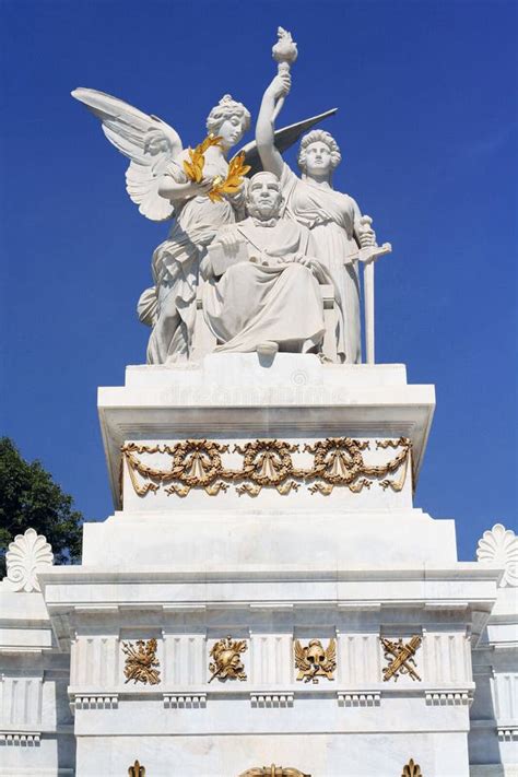 Monument To Benito Juarez in the Mexico City Alameda Central Stock ...