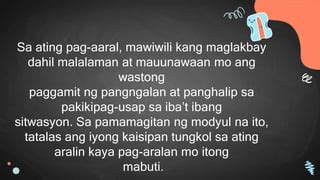 FILIPINO Q1W3 PANGANGALAN PANGHALIP Pptx