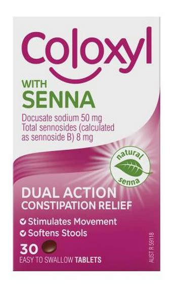 Buy Coloxyl And Senna Tablets Pack Of 30 Online Emedical