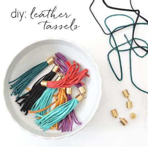 Diy Leather Tassels Centsational Style