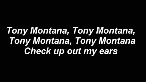 Future Tony Montana Lyric Video Youtube