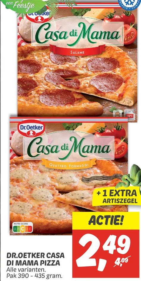 Dr Oetker Casa Di Mama Pizza Aanbieding Bij Dekamarkt