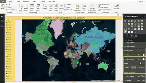 How To Create Filled Map In Power Bi Desktop Filled Map In Power Bi Images