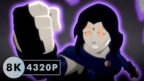 Justice League Dark Apokolips War 2020 Raven Loses Control Of Her Power Scene 8k Youtube