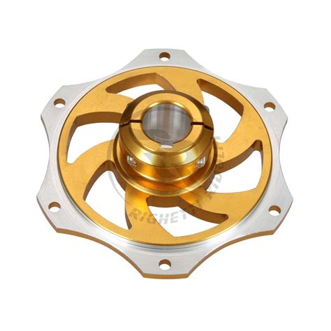 Mm Aluminium Sprocket Carrier Gold Anodized Dmj Racing